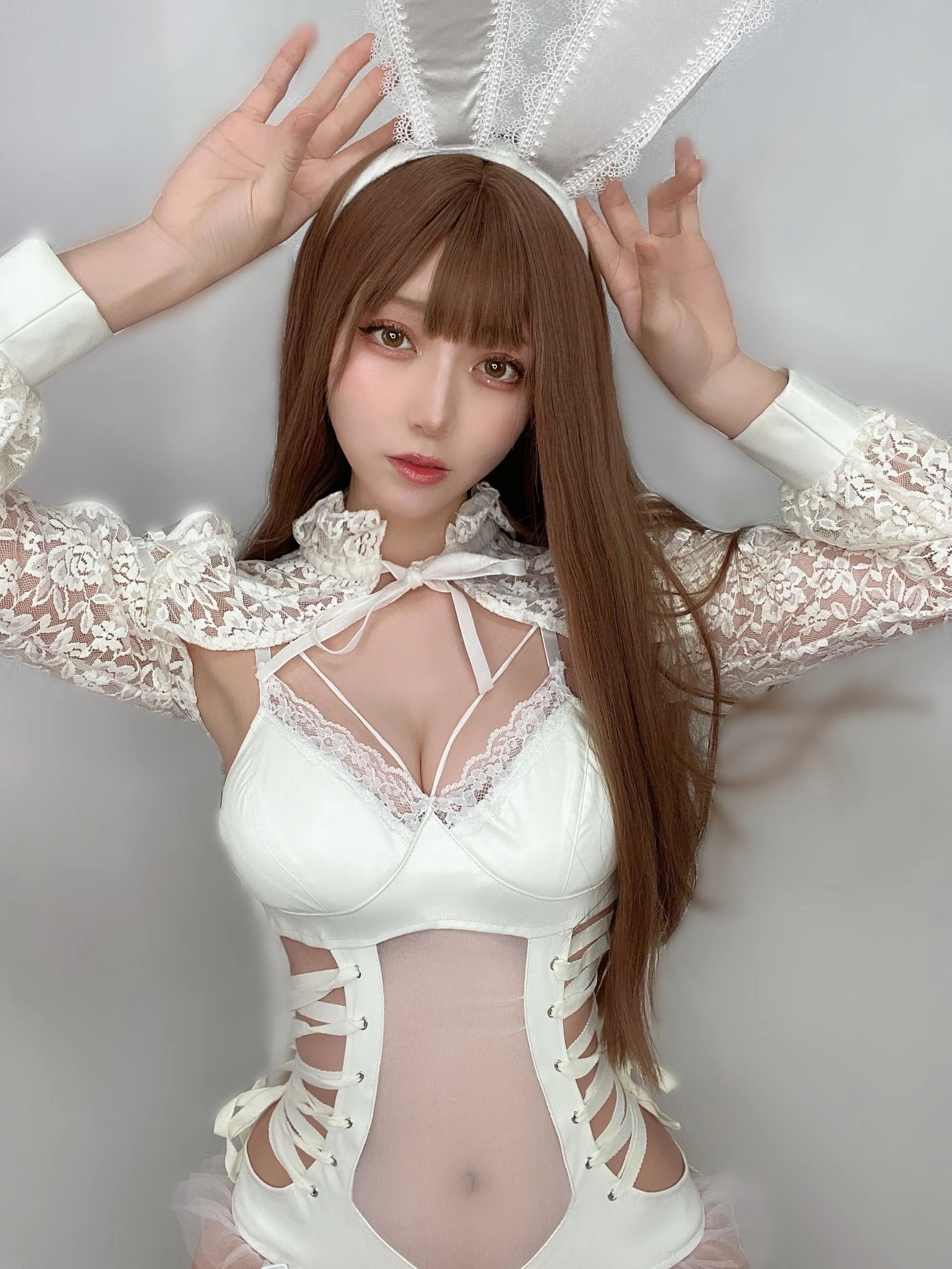かさぎkasagi – NO.003 Fantia 2022-04月会员订阅-2022-04-11 ホワイトバニーガールさん [29P]插图2